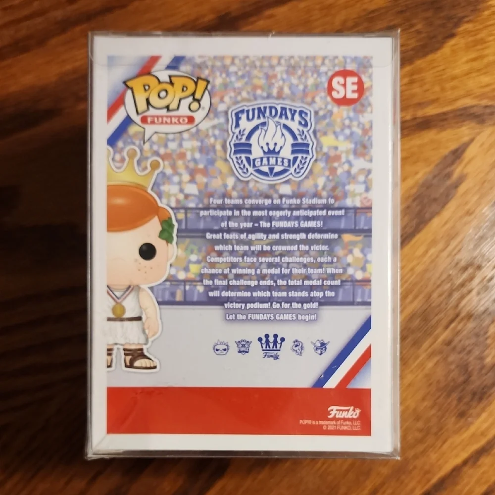 Olympiad Freddy Vinyl Figure Box  of Fun Limited Edition NIB SE Funko - Picture 6 of 7